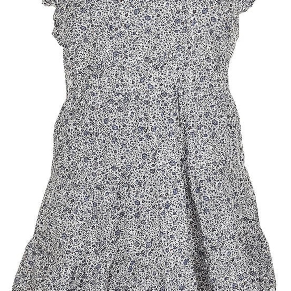 Lane Bryant Blue and White Floral Dress - Picture 4 of 9